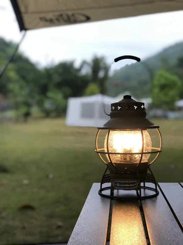 USB Rechargeable Vintage Star Dome shaped LED Camping Lantern (1pc Taste test sample)